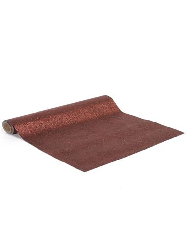 Ύφασμα glitter 40Χ200εκ. μπρονζέ