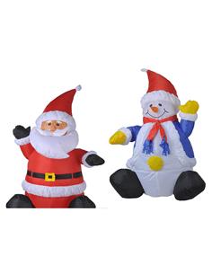 Φουσκωτό διακοσμ.SANTA 120εκ.