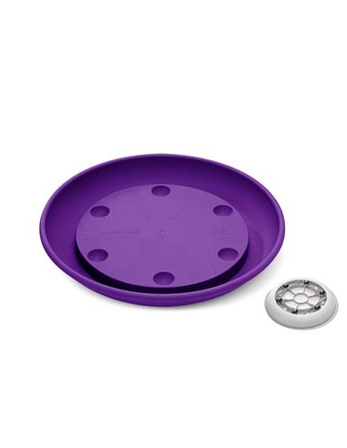 Πιάτο με 6 ρόδες Φ.35εκ.VIOLET/BIOΛETI