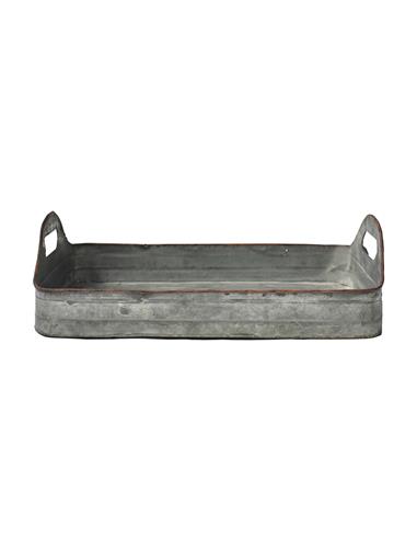 Δίσκος μεταλικός vintage zinc 49X29X7