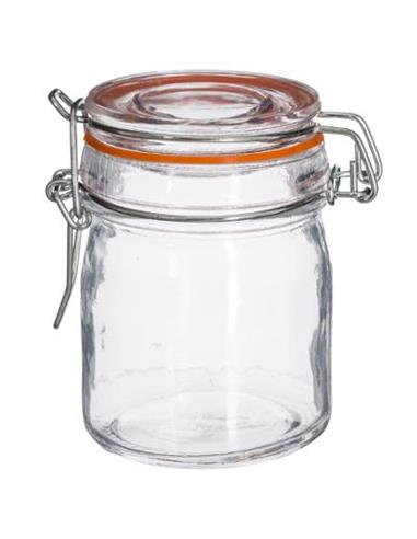 Βαζάκι γυαλ.με καπάκι 150ml