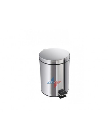 Κάδος αποριμάτων πεντάλ ανοξ. inox 5lt.