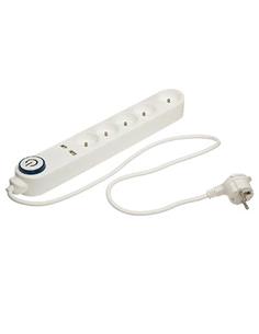 Πολύμπριζο Χ5  + 2USB θύρες