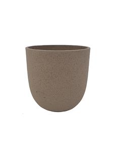 Γλάστρα cement καφέ χρ. Φ32X31