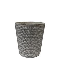 Γλάστρα cement conical cube...