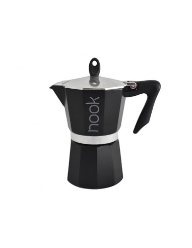 Μηχανή espresso 6κούπες μαύρη