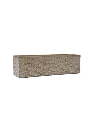 Ζαρντινιέρα fibreclay brick αν.καφέ...