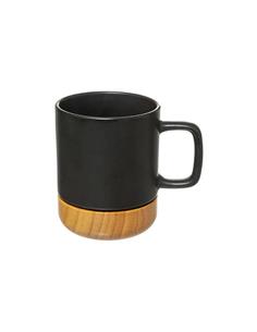 Κούπα κεραμ.μαύρη με bamboo...