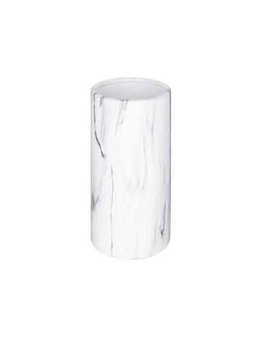 Βάζο 9.5Χ20 marble λευκό