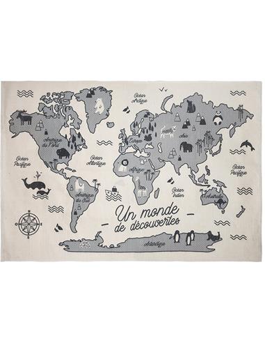 Χαλάκι βαμβ.WORLD 150Χ100εκ.