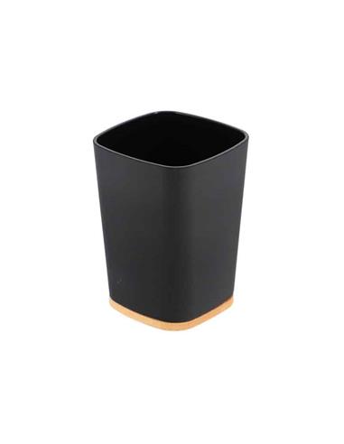 Ποτήρι μπάνιου rubber με bamboo