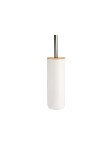 Πιγκάλ πλαστικό λευκό με bamboo 9x37,2cm