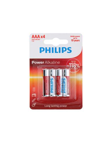 Μπαταρίες ΑΑΑ Philips σ/4