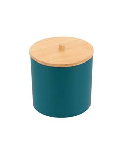 Δοχείο με καπάκι bamboo μπλε