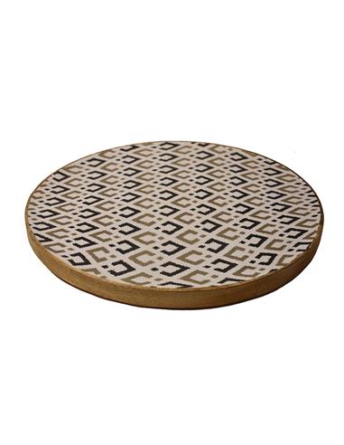 Πιατέλα mango patch μαύρο  Φ40Χ2,5