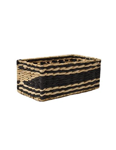 Καλάθι ψάθινο black rush 26X13X10