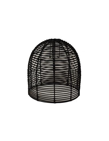 Φωτιστικό καπέλο οροφής rattan μαύρο...