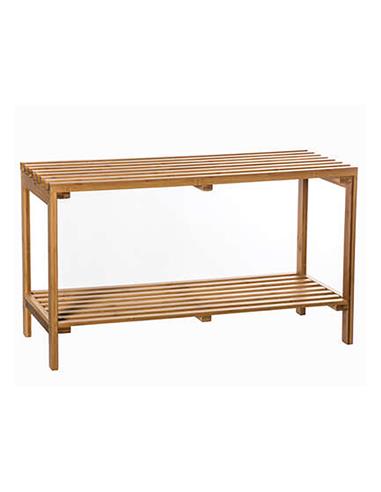 Ραφιέρα πάγκος bamboo 78Χ32Χ45,5