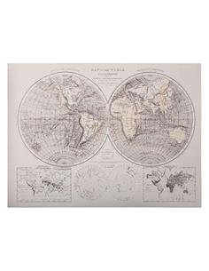 Πίνακας καμβάς WORLD 58,2X78
