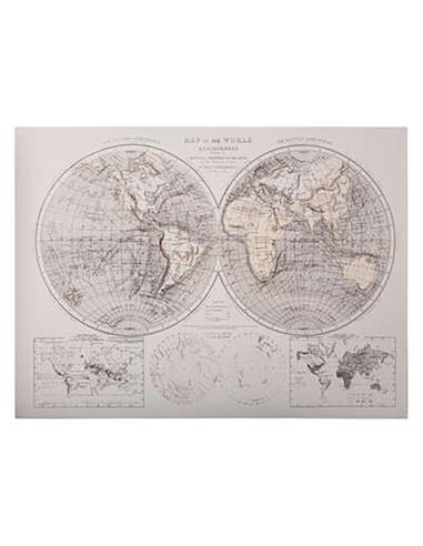 Πίνακας καμβάς WORLD 58,2X78