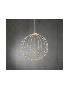 Μπάλα σύρμ.Χ260LED,λευκό, Φ40