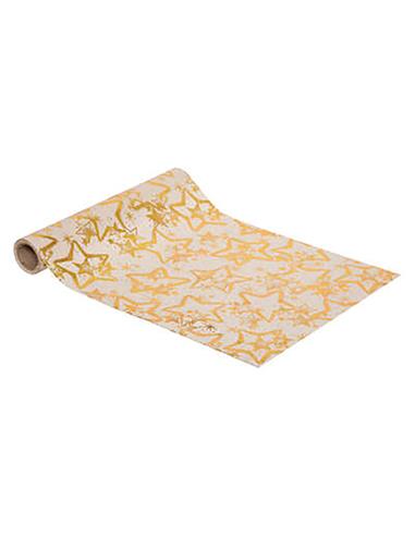 Ρολό ύφασμα xmas χρυσό 0,28Χ3Μ