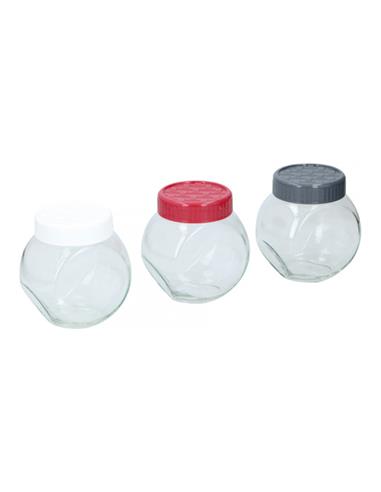 Δοχείο γυαλ.με καπάκι 750ml