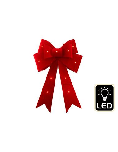 Φιόγκος κόκκινος με LED 40Χ60
