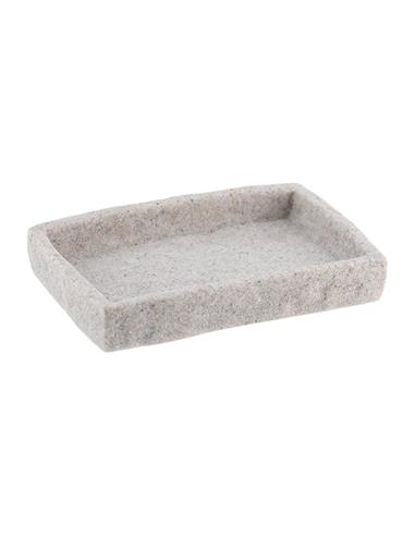 Σαπουνοθήκη polyresin stone γκρι