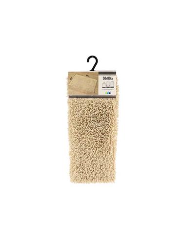Χαλί μπάνιου microfiber εκρού 50Χ80