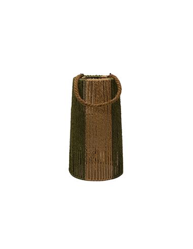 Φανάρι paper rope φυσικό με λαδί Φ22Χ39