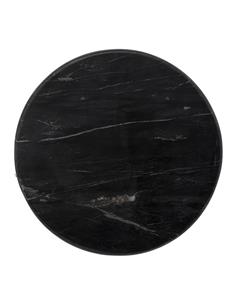 Πιατέλα marble μαύρο Φ30
