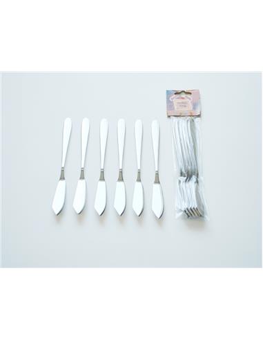 Μαχαίρι βουτύρου stainless steel σετ/6