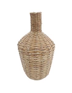 Βάζο rattan φυσικό 21Χ38