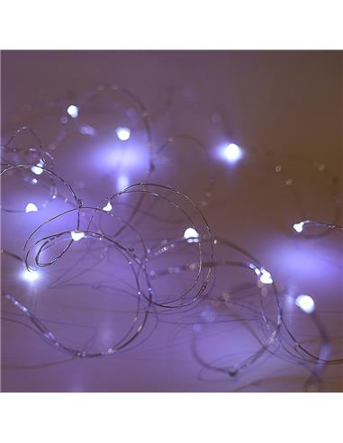 Λαμπάκια X100LEDσύρμα μετασ.διαφ/παγ.10