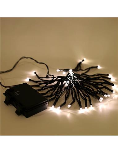Λαμπάκια μπατ. X50LED πράσινο καλ./soft