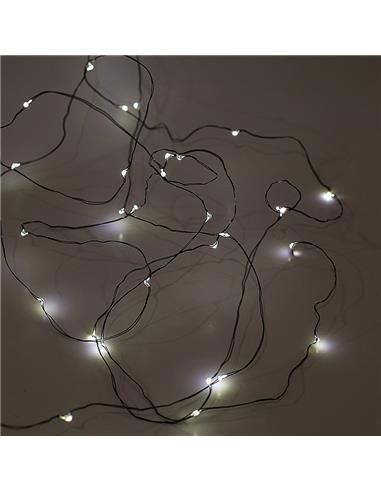 Λαμπάκια μαύρο καλώδιο Χ100LED
