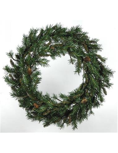 Στεφάνι Brown fir 120εκ. /360tips