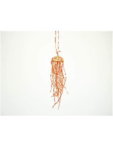 Στολίδι μέδουσα 32 εκ. crystal red
