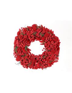 Στεφάνι berries κόκκινο Φ30