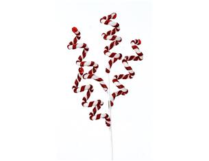 Κλαδί candy κόκκ/λευκό 66εκ.