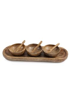 Μπωλ  mango με κουτάλι X3...