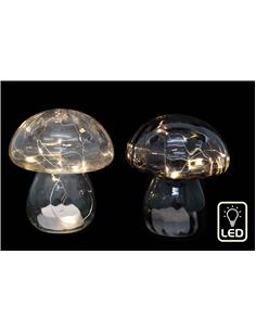 Μανιτάρι γυάλινο με LED...