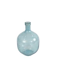 Βάζο γυάλινο μπλε Φ15,5Χ25CM