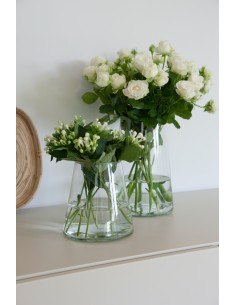 Βάζο γυαλ.διάφανο  Φ24 Η35cm 2