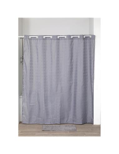 Κουρτίνα μπάνιου Polyester 180Χ200 γκρι