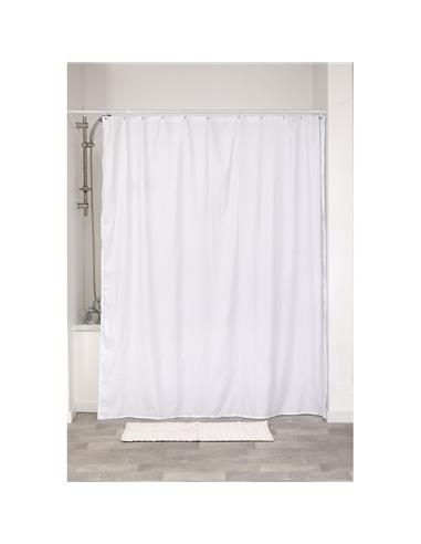 Κουρτίνα μπάνιου Polyester 180Χ200 λευκή