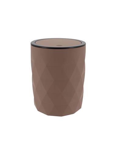 Κάδος αποριμμάτων ABS rubber 6lt καφέ