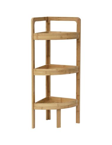 Ραφιέρα γωνιακή 3 ράφια bamboo 30X30X90