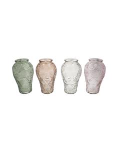 Βάζο γυάλινο 4χρ. Φ15 Η 24cm